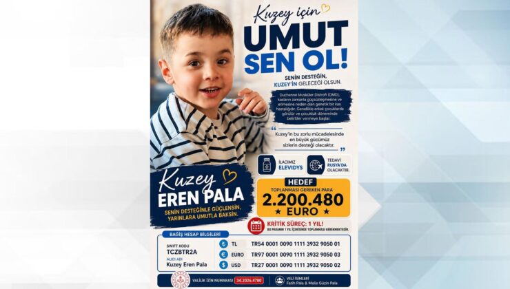 DMD kas hastası Kuzey destek bekliyor