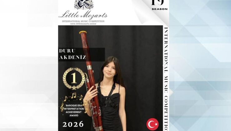 Duru Akdeniz’den uluslararası başarı