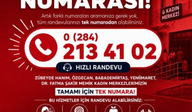 Kadın merkezlerinde randevu kolaylığı