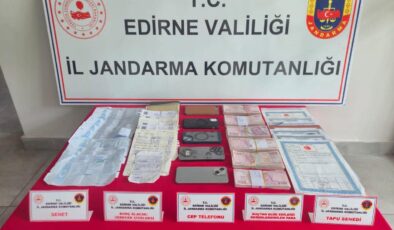 Keşan’da tefecilik operasyonu