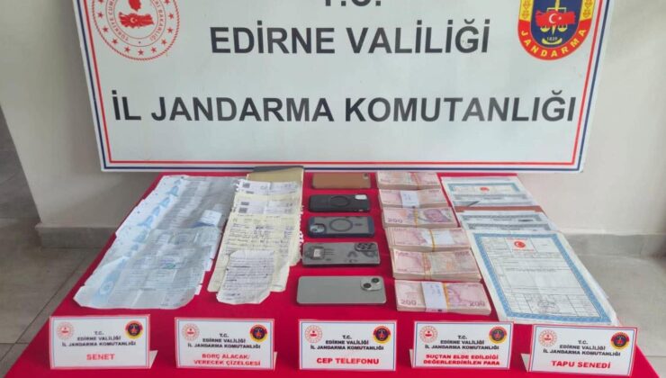 Keşan’da tefecilik operasyonu
