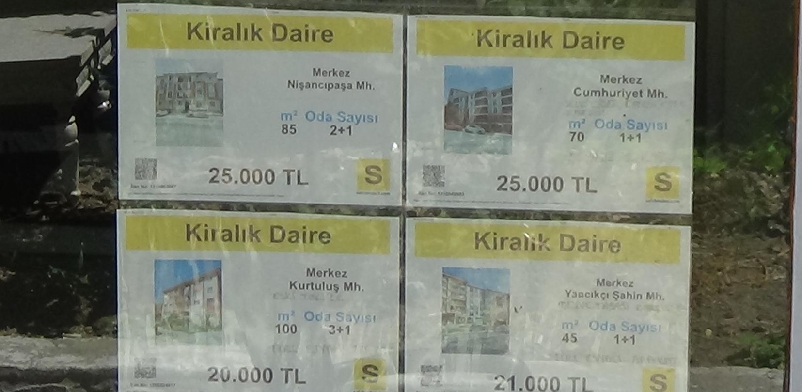 Kiralık evlerin yüzüne bakan yok