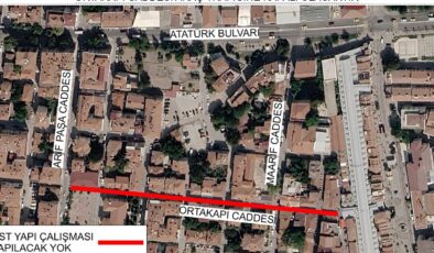 Ortakapı Caddesi trafiğe kapandı
