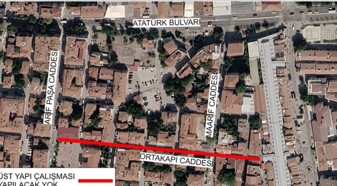 Ortakapı Caddesi trafiğe kapandı