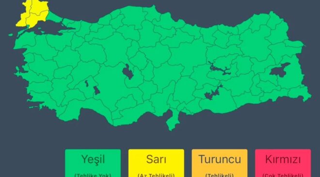Trakya’ya ‘Sarı kodlu’ sağanak uyarısı!