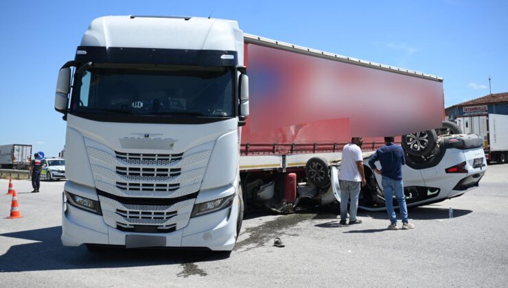 Kapıkule yolundaki kazada 1 kişi öldü