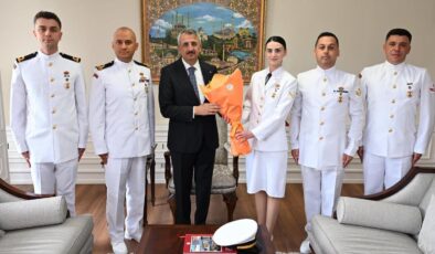 Sahil Güvenlikten Vali Sezer’e ziyaret