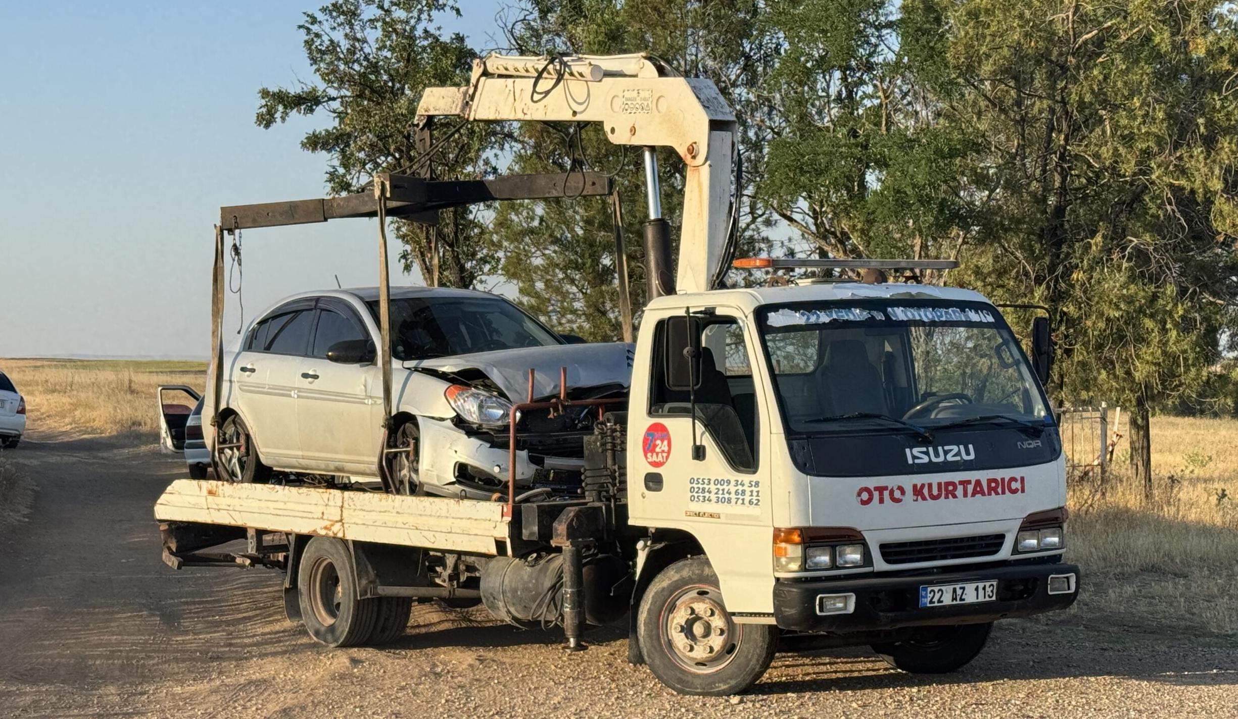 Otomobil sürüye çarptı