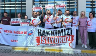 Sağlıkçılar hak arayışında