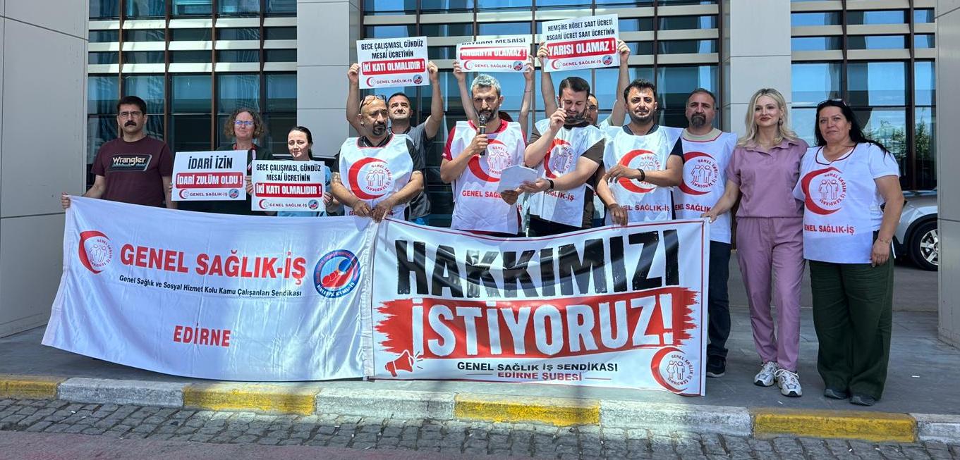 Sağlıkçılar hak arayışında