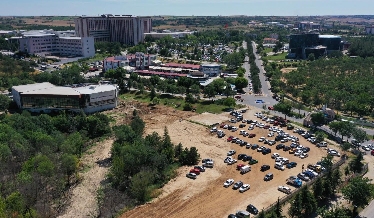 TÜ’ye 25 bin metrekarelik otopark