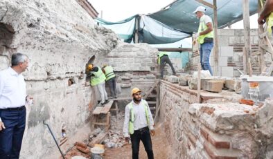 6 asırlık hamamda sona doğru
