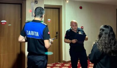 Zabıta ve itfaiyeden otel denetimi