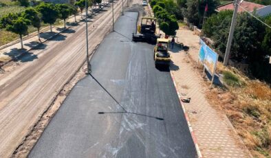 Enez’de asfalt seferberliği