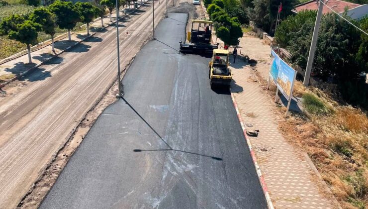 Enez’de asfalt seferberliği