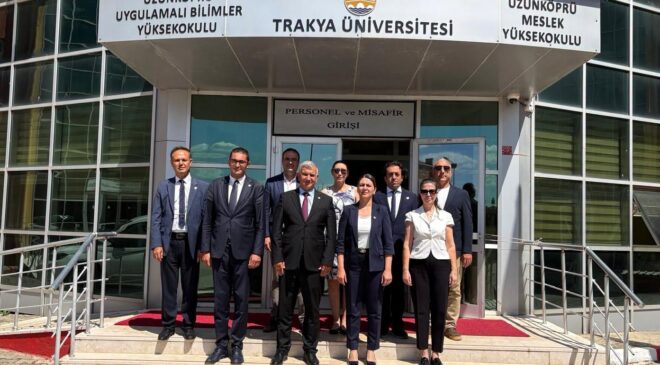 TÜ’den Uzunköprü’de ziyaret