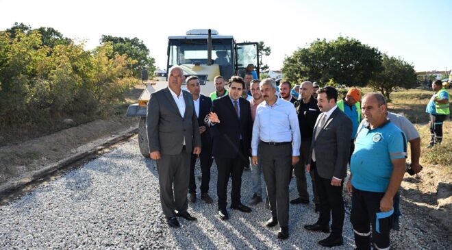 Enez sahil güzergahında kesintisiz yol