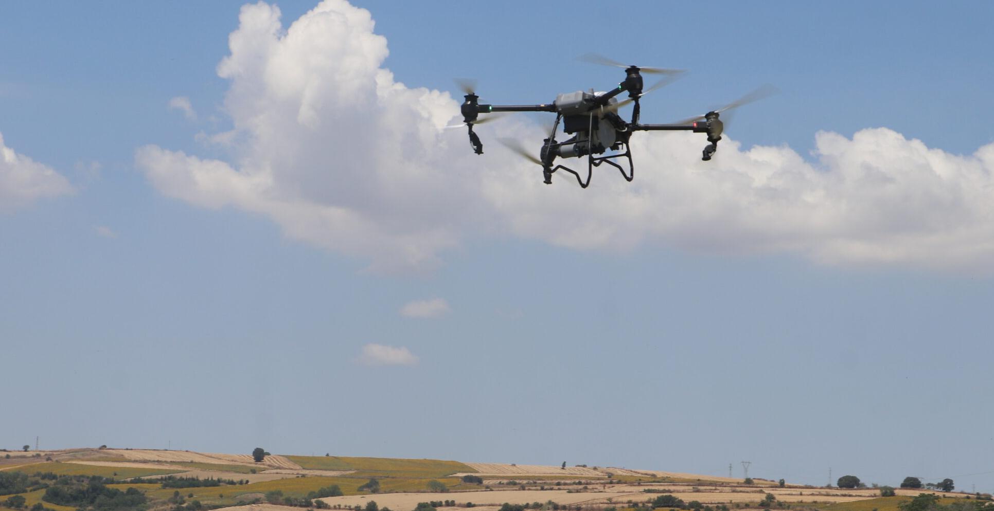 Bağlarda dronla üzerine çalışma