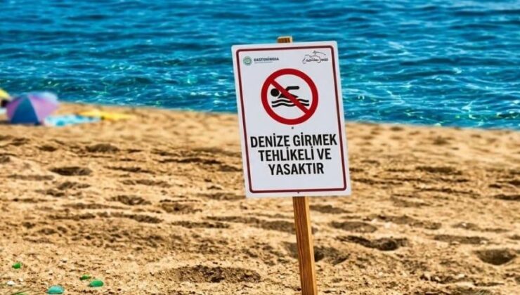 Denize girmek yasak!