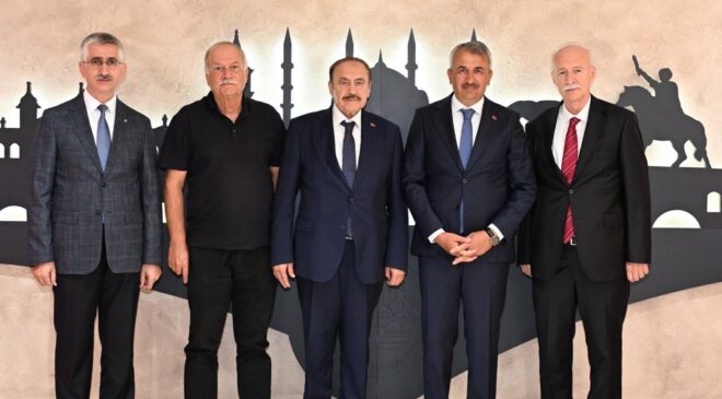 Eski bakan Eroğlu’ndan ziyaret
