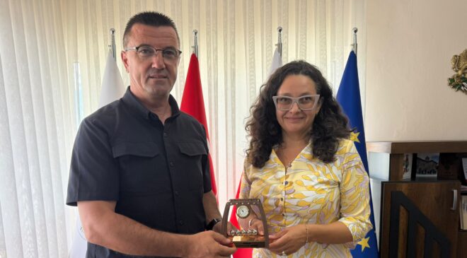 EGD’den Başkonsolos Kafedjiyska’ya ziyaret