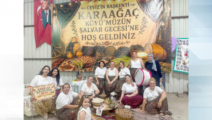 Cevizci köyde Şalvar Gecesi