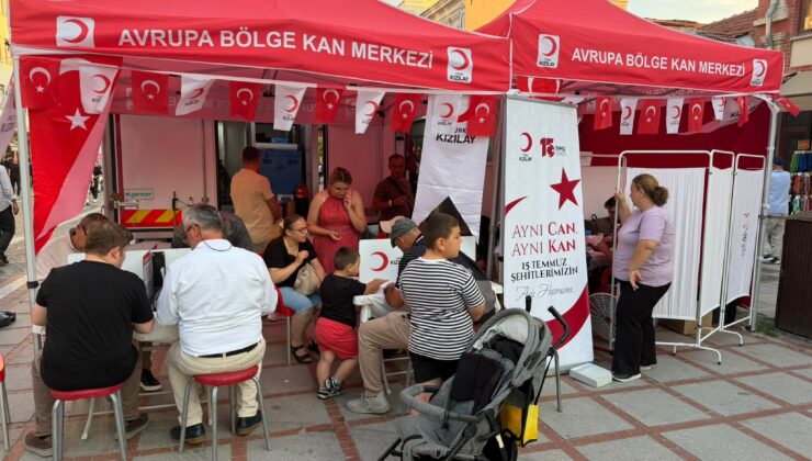 Edirnelilerden “15 Temmuz” bağışı