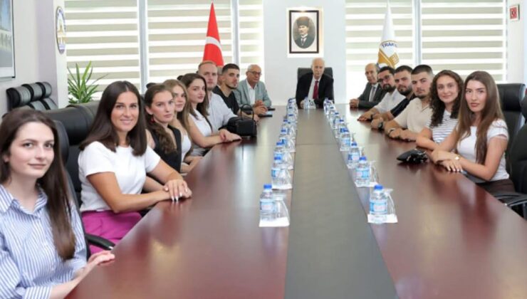 Kosova heyetinden Rektör Hatipler’e ziyaret