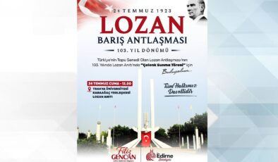 Lozan Antlaşması 103’ncü yılında