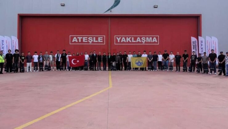 Öğrencilerden Baykar Test ve Eğitim Merkezini ziyaret