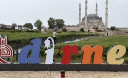 Edirne’de sağanak etkili oldu