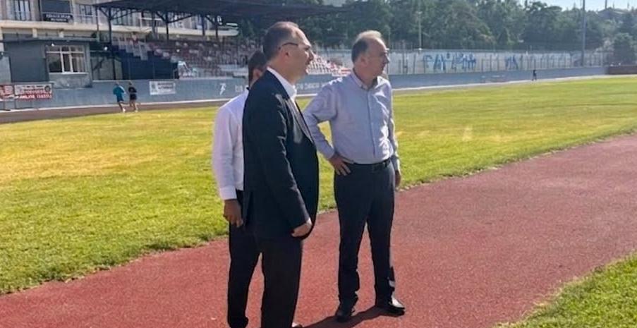 Spor yatırımlarını yerinde inceledi