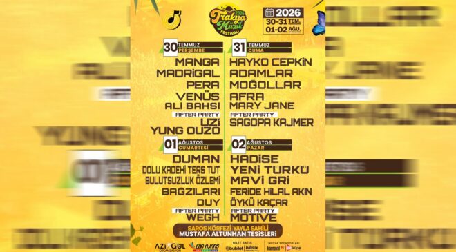 Trakya Müzik Festivali sizi çağırıyor