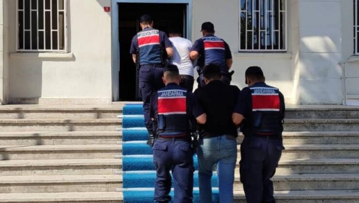 Yasak bölgede yakalandılar