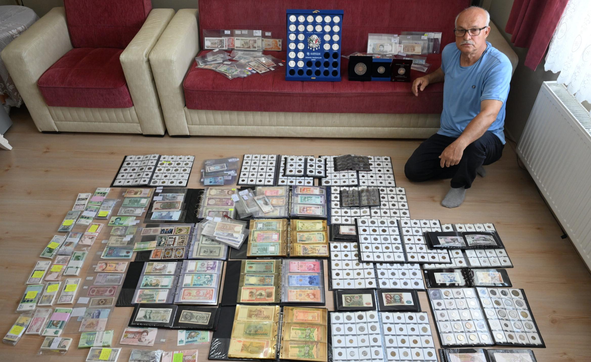163 ülkenin parası tek bir koleksiyonda