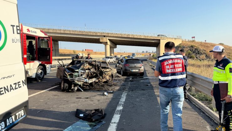 Çorlu’da feci kaza!