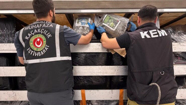 TIR’da 288 kilogram uyuşturucu ele geçirildi
