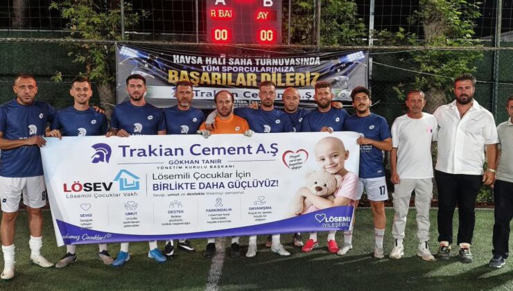 Abalar Köyü’nden lösemili çocuklara vefa