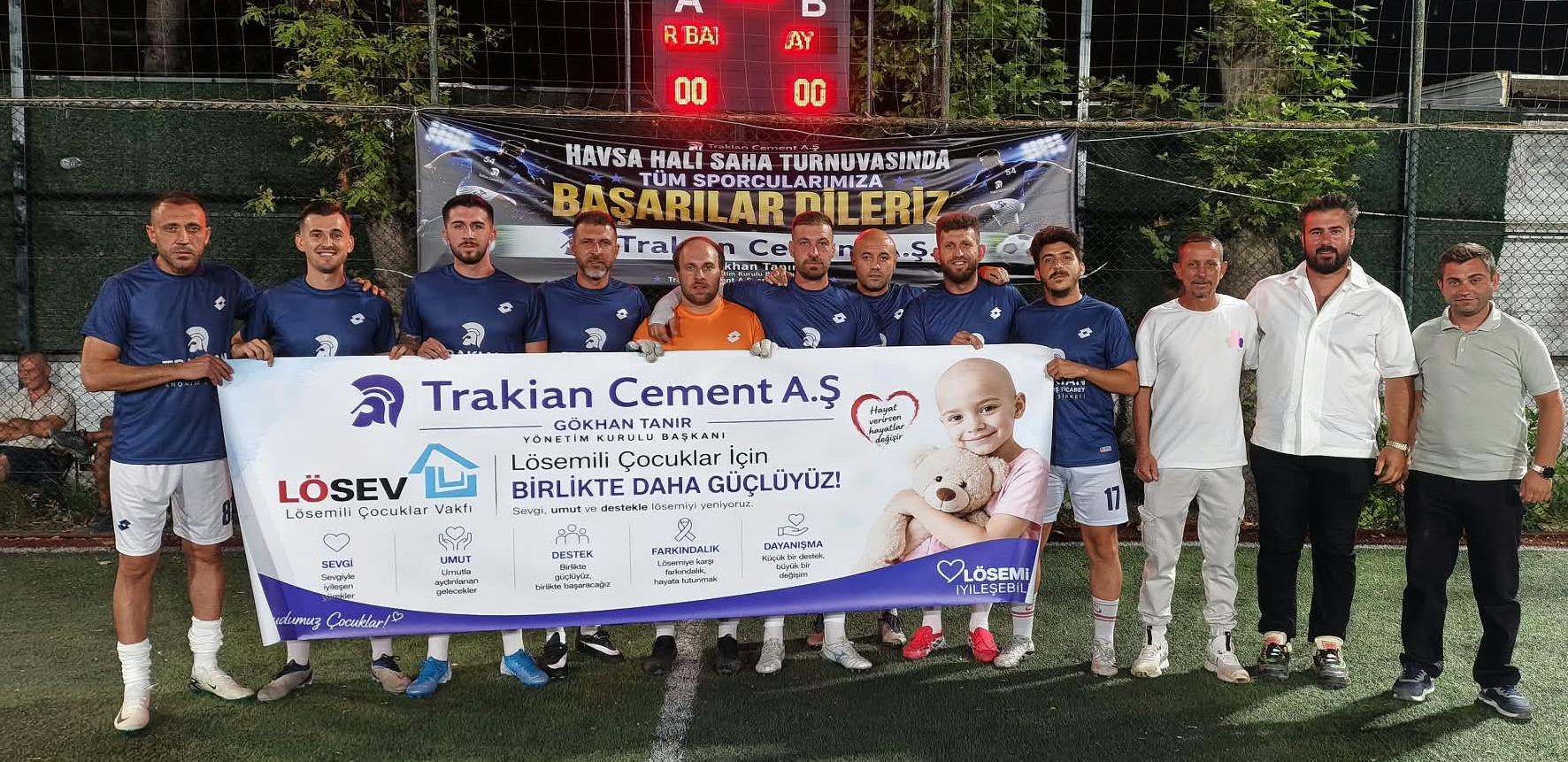 Abalar Köyü’nden lösemili çocuklara vefa