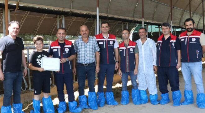 Bir işletme daha belge aldı