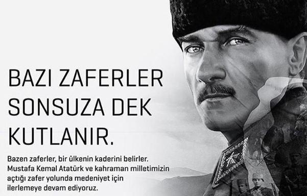 ‘Her şeyi 30 Ağustos Zaferi’ne borçluyuz’