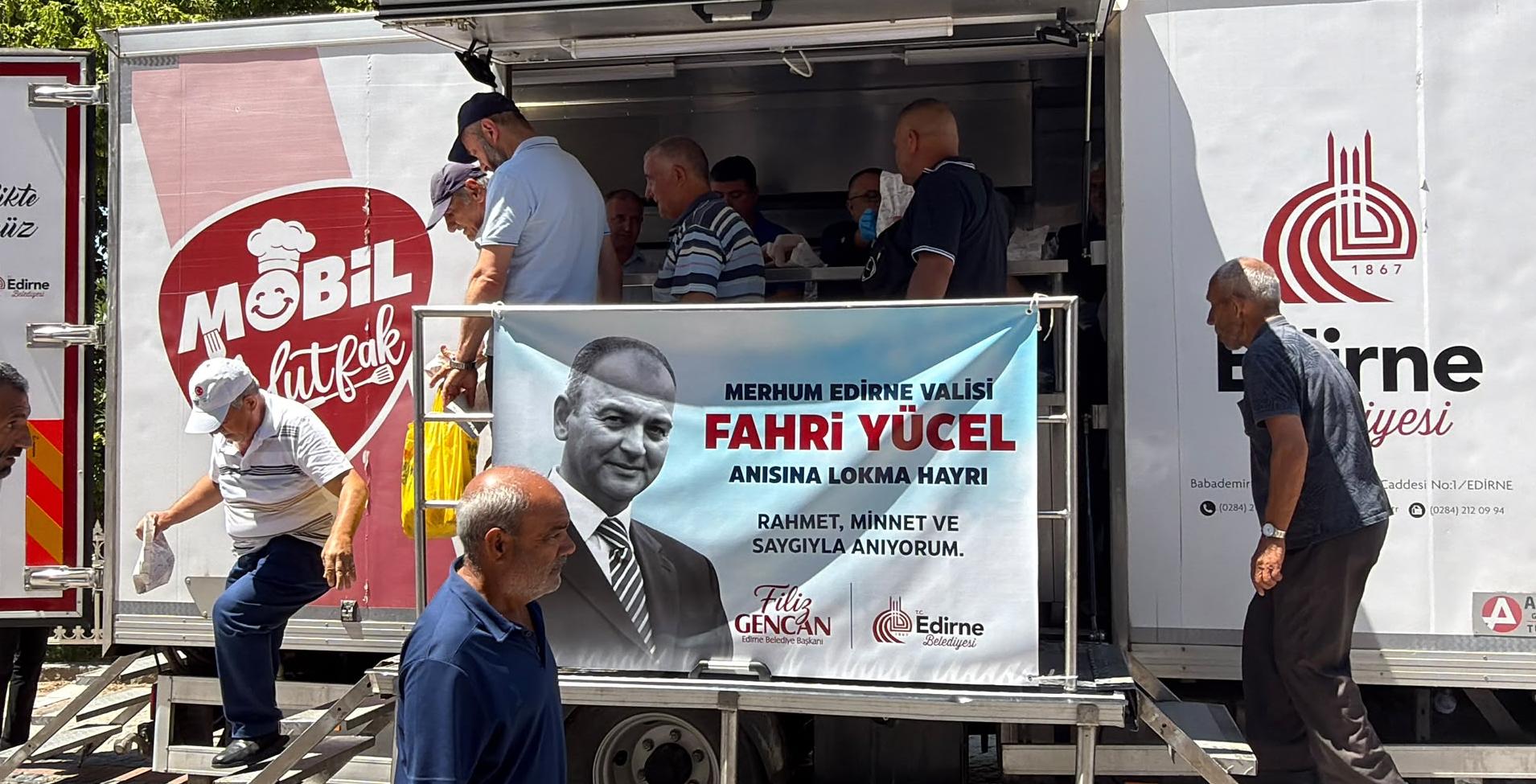Fahri Yücel için hayır lokması