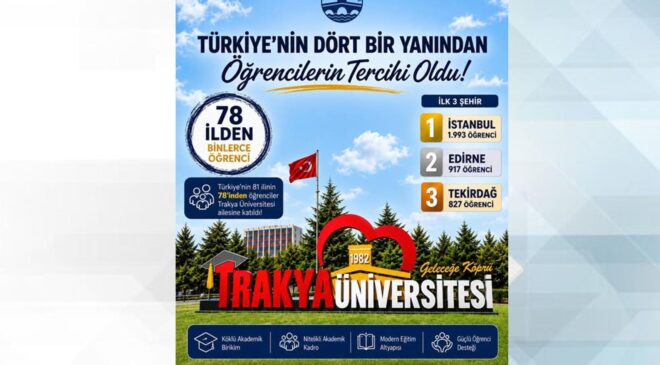 İstanbullu öğrencilerin tercihi Edirne oldu