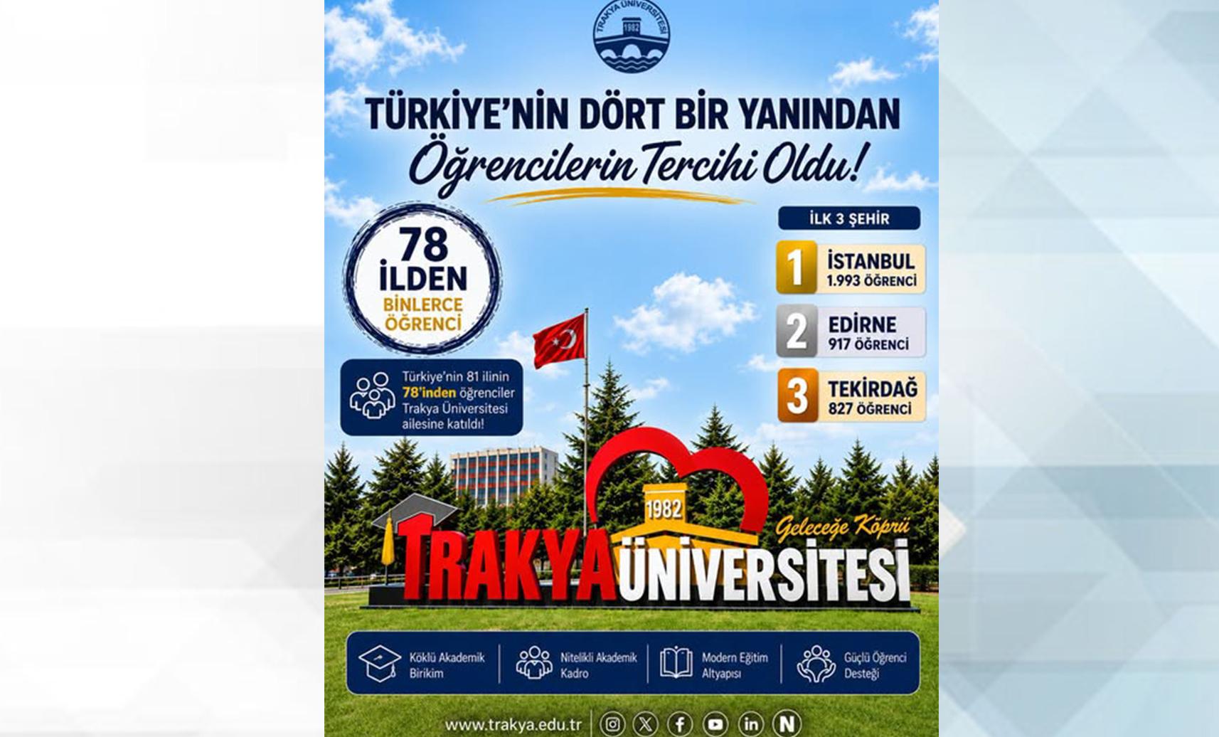 İstanbullu öğrencilerin tercihi Edirne oldu