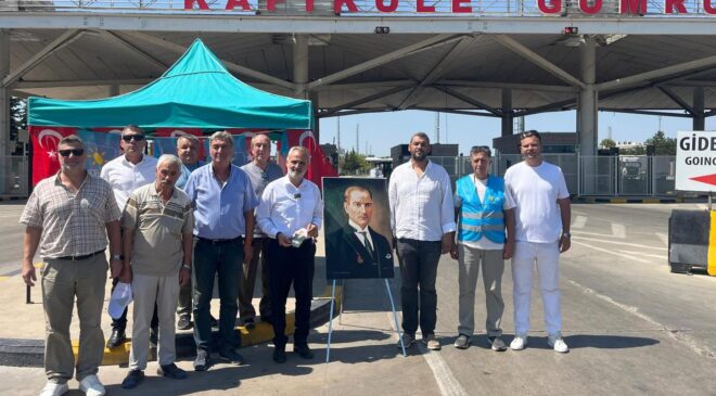 Kapıkule’den Atatürk ile fotoğraf