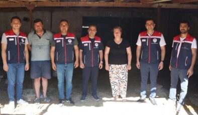 Kırsaldaki kadın yetiştiricilere ziyaret