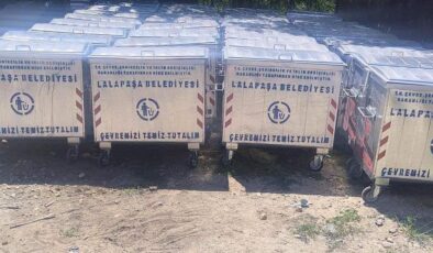 Lalapaşa’ya gıcır gıcır çöp konteyneri