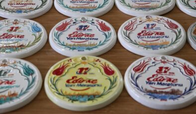 Maratonun ödülü sanat eserine dönüştü