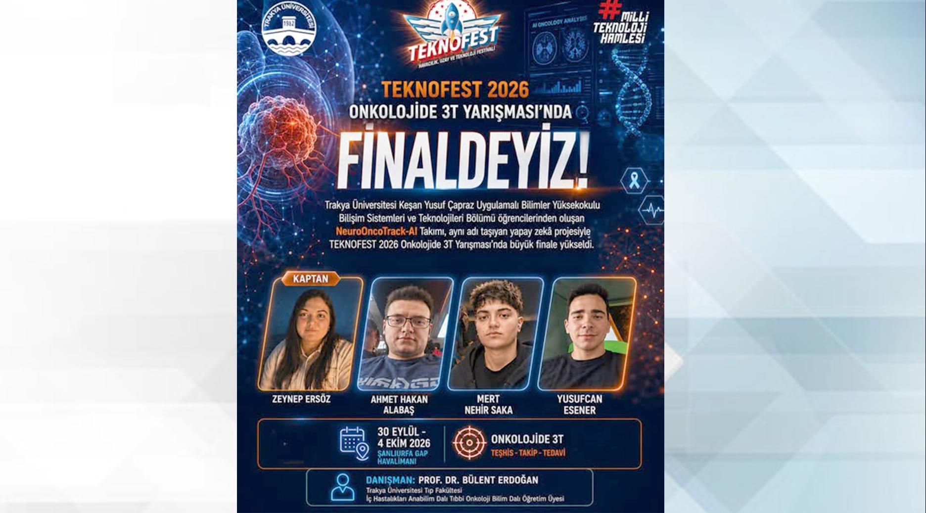 TÜ Teknofest finalinde
