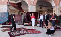 Edirne Kırmızısı Yağcıbedir halısı ile buluştu